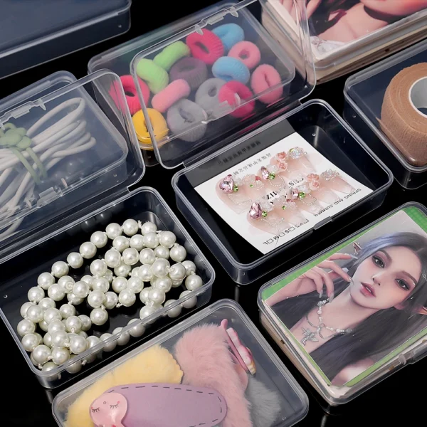 10/3Pcs Transparent Plastic Boxes Playing Cards Container Storage Case Packing Poker Game Card Box Board Games Card Organizer - Image 4