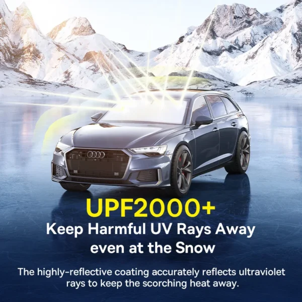 Baseus DT1 Car Sunshade Windshield Cover Folding Car Front Window UV Sun Protection for Summer Sun Shade Curtain Protector - Image 3