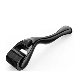 Luxury Black Derma Roller Face Massager Scalp Beard Growth Hair Growth Skin Care Tool Beauty Instrument For Women and Man