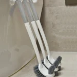 Long Handled Toilet Brush Suction Cup Type Hole Free Wall Mounted Double-Sided Elbow No Dead Corners Cleaning Squatting Sink