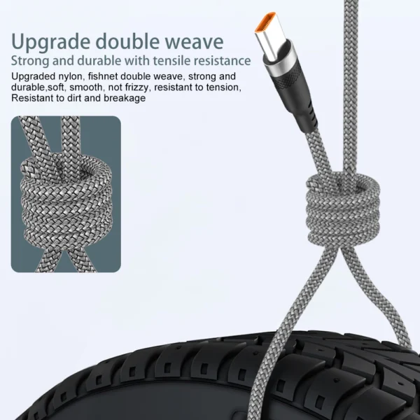 USB TYPE C Cable 5A Super Fast Charge Cable for Huawei 3m 5m 8m USB C Extension Cable for Samsung Xiaomi oppo oneplus Universal - Image 6