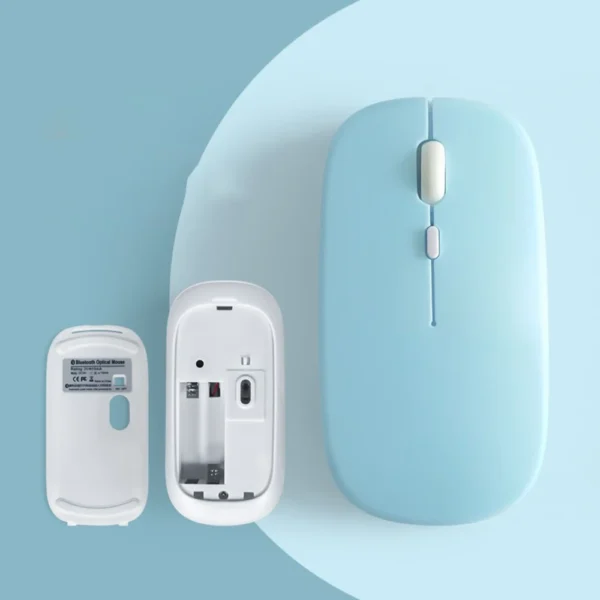 Silent Bluetooth Mouse Marcaron Computer Laptop Optical Mouse Wireless for iPad Samsung Tablet Universal Mice Noiseless - Image 6