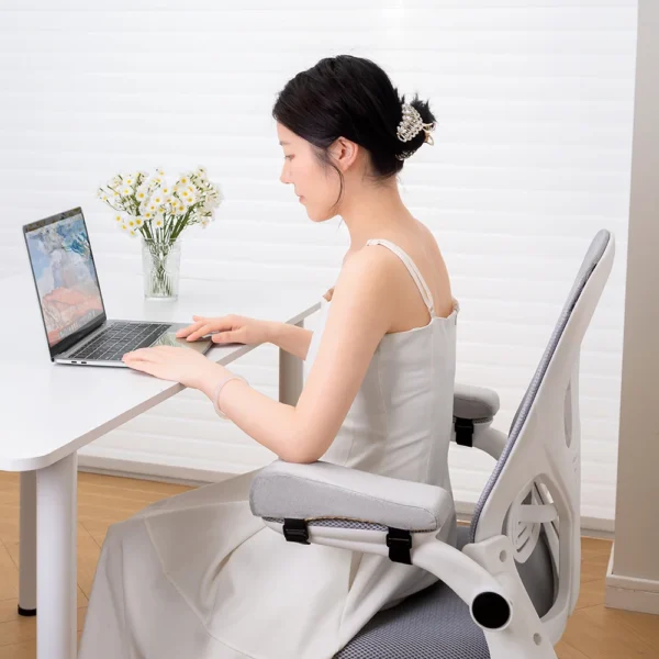 1 Pair Foam Elbow Pillow Chair Armrest Pads Support Arm Rest for Office Chair Armrest Chair Cushion Pads Elbow Relief - Image 2