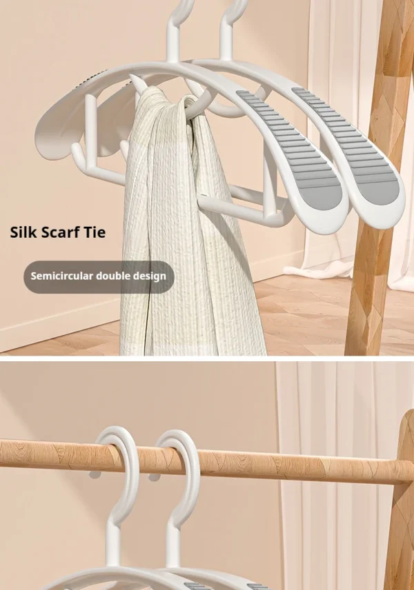 Household Non-slip Hanger, Thick And Wide Shoulder Plastic Drying Rack, Used To Hang Clothes Wholesalers - Image 3