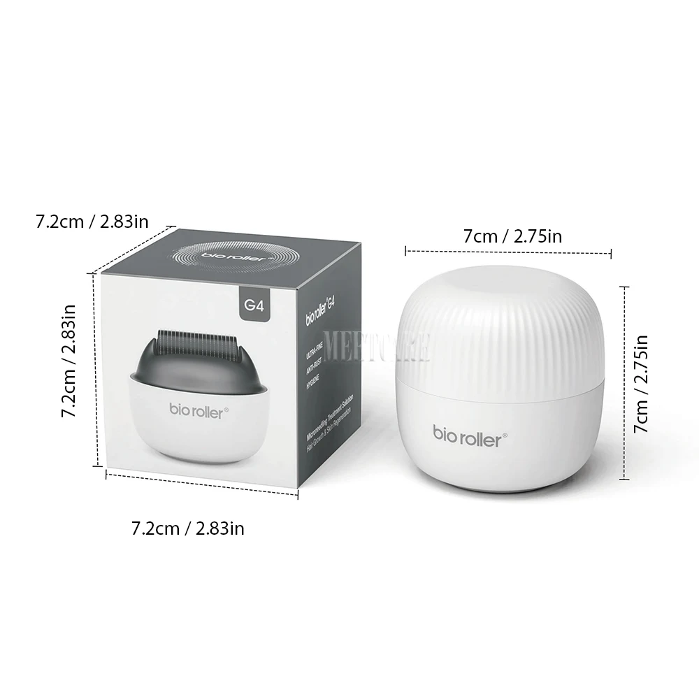 Bio G4 Derma Roller Microneedle 1200pin Needles for Beard Hair Growth Dermaroller Anti Acne Scars Removal Wrinkle Shrink Pores - Image 6