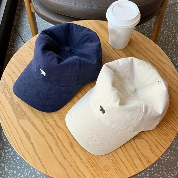 Stylish Bear Embroidered Baseball Cap Sun Protective Breathable Adjustable Ideal Casual Hat Men Women Unisex Baseball Cap - Image 2