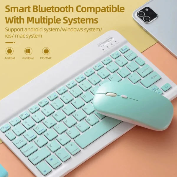Silent Bluetooth Mouse Marcaron Computer Laptop Optical Mouse Wireless for iPad Samsung Tablet Universal Mice Noiseless - Image 5