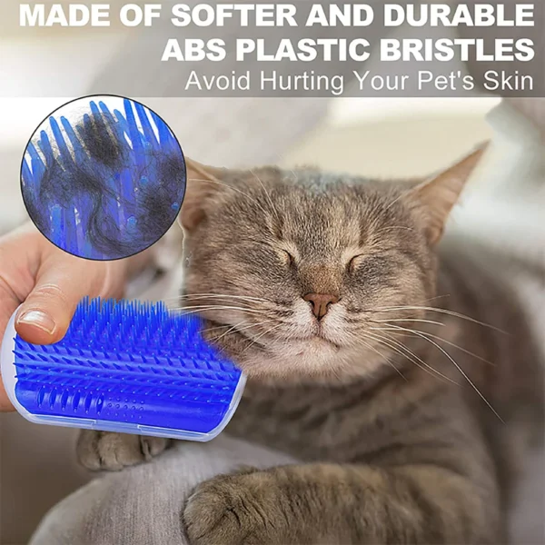Massage Pet Cat Brush Corner Scrape Hair Removal Beauty Clean Corner Brush Removable Scratcher Comb for Kitten Cat - Image 5
