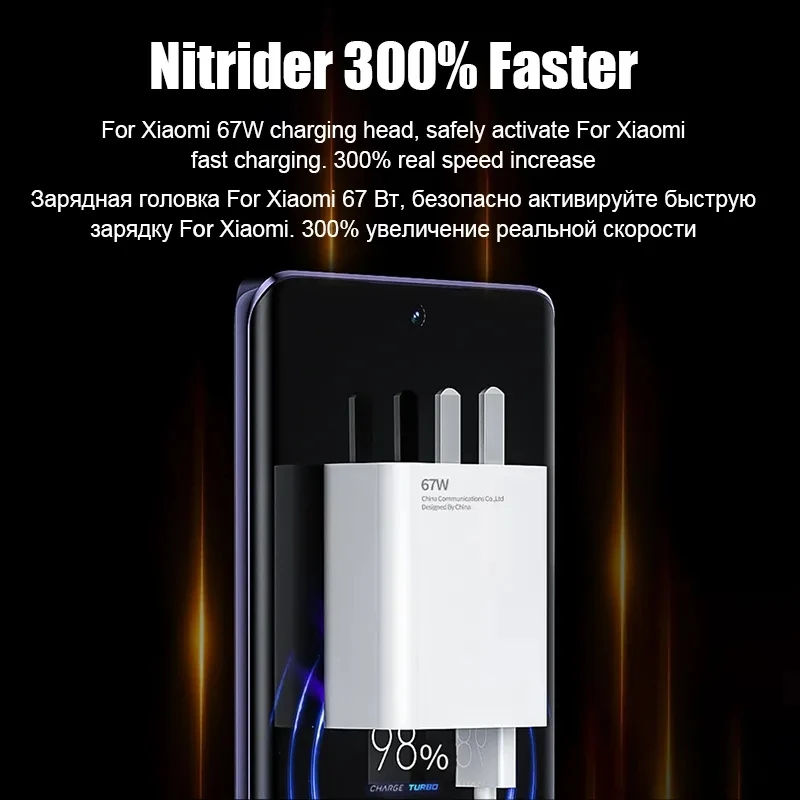 For Xiaomi Original 67W USB Super Fast Charger Power Adapter Mi 12 11 6A Type C Cable POCO X5 X4 Pro Redmi Note 9 10 11 Charging - Image 4