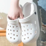 Summer Hollow Out Closed Toe Non-slip Sandals Soft Bottom SandalsMen Lightweight Thick-soled Garden Shoes