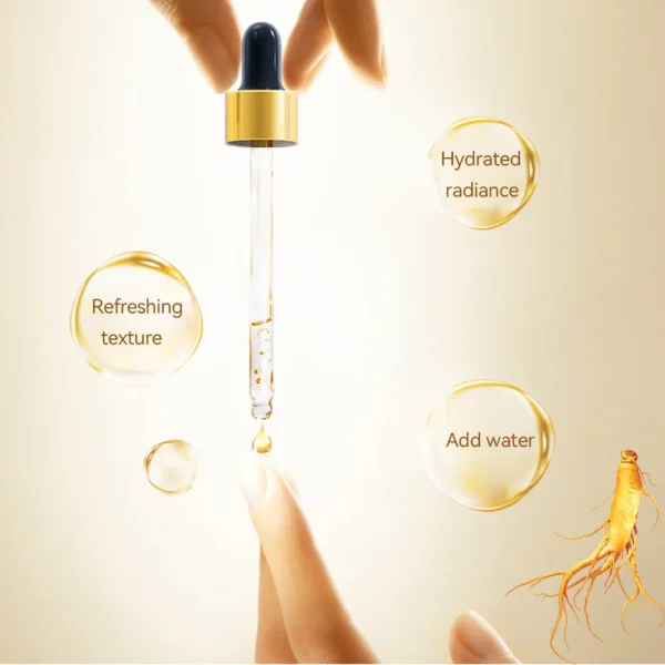 Ginseng Essence Polypeptide Essential Oil Gold Polypeptide Smoothes Wrinkles Essence Tighten Loose Skinreduce Fine Lines - Image 5