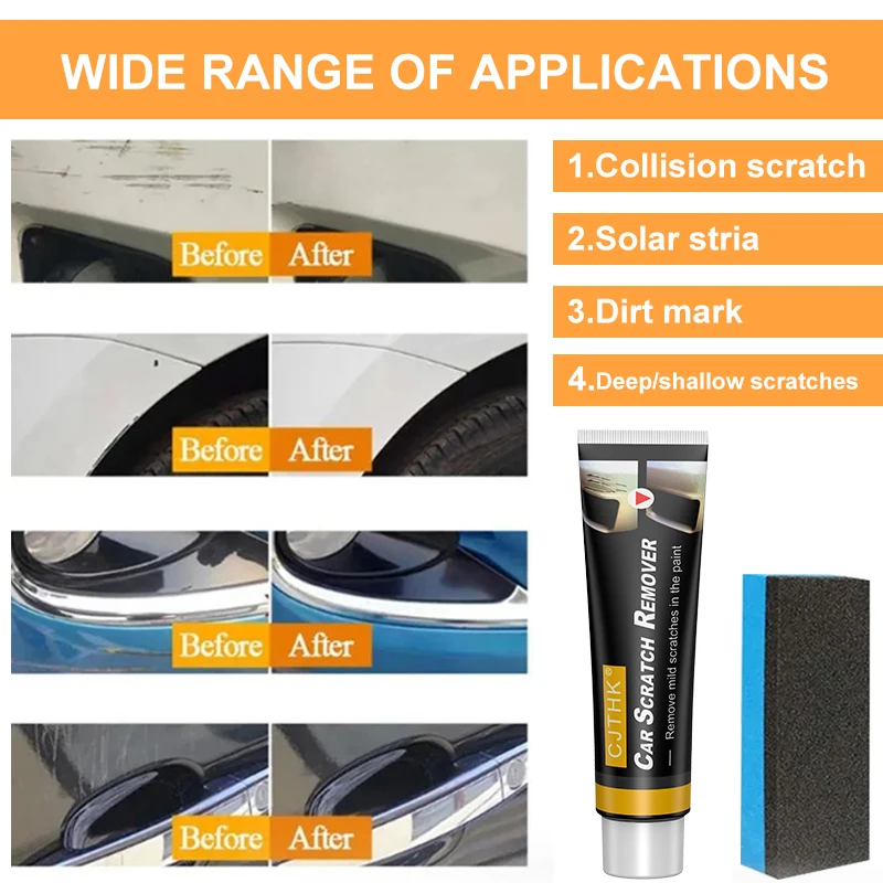 Car Scratch Remover Paint Care Tools Auto Swirl Remover Scratches Repair Polishing Auto Body Grinding Compound Anti Scratch Wax - Image 3