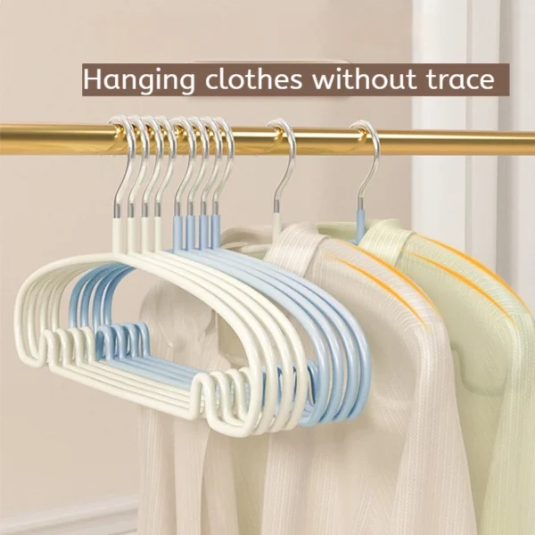 10PCS Simple Clothes Hanger Non Slip Dormitory Household Clothes Hanging to Prevent Clothes Deformation Clothes Storage - Image 3