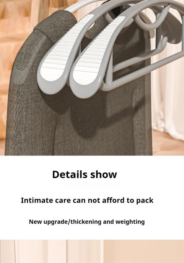 Household Non-slip Hanger, Thick And Wide Shoulder Plastic Drying Rack, Used To Hang Clothes Wholesalers - Image 2