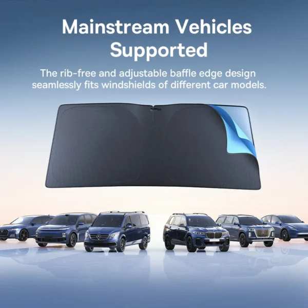 Baseus DT1 Car Sunshade Windshield Cover Folding Car Front Window UV Sun Protection for Summer Sun Shade Curtain Protector - Image 5