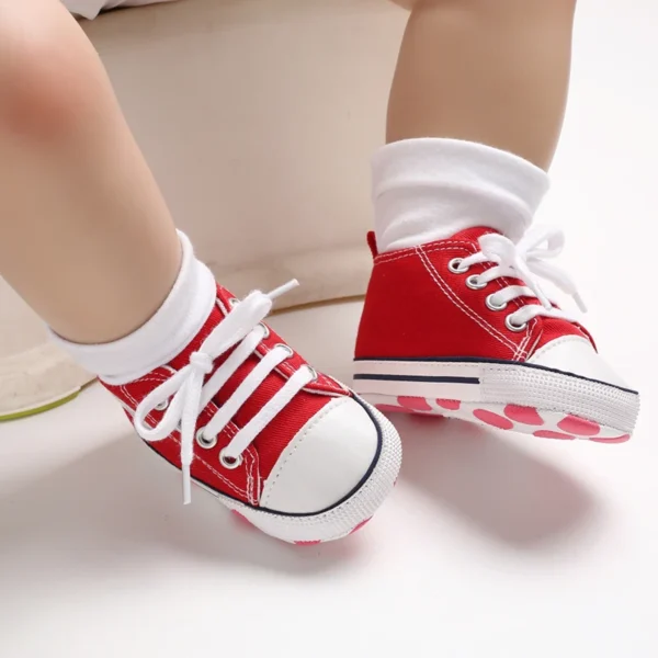 Infant Toddler Anti-slip Baby Shoes Baby Canvas Classic Sneakers Newborn Star Sports Shoes Baby Boys Girls First Walkers Shoes - Image 6