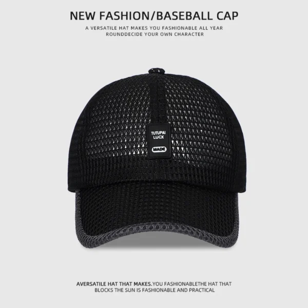 [NORTHWOOD] Men's Mesh Baseball Cap Breathable Summer Caps Dad Hat Outdoor Fishing Hats Bone Gorras Snapback Trucker Cap - Image 5
