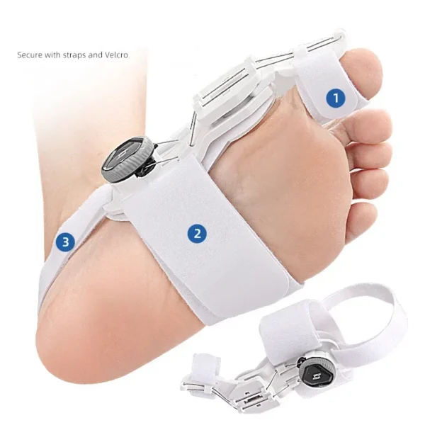 1PC Bunion Corrector Unisex Foot Hallux Valgus Braces Rotatable Toe Separator Straightener Adjustable Finger Toe Corrector - Image 4