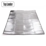 Camping Mat Foam Foil Blanket Aluminum Insulation Foam Foil Mat Sleeping Pad Thermal Outdoor Tent Footprint Reflecting Heat
