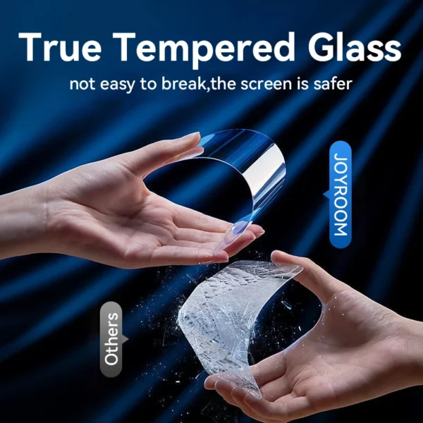 Joyroom 1/2/3pcs HD Glass Screen Protector for iPhone 16 15 14 13 12 11 Pro Max Full Screen Tempered Glass Protection for iPhone - Image 2