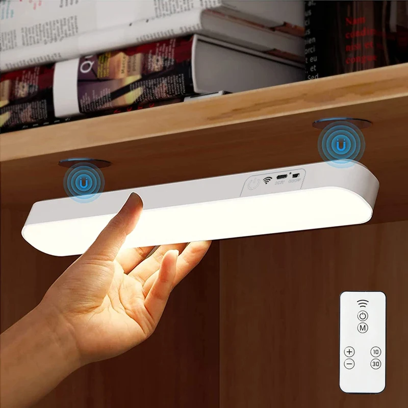 LED Night Light Desk Lamp USB Rechargeable Magnetic Dimming Table Lamp Computer Study Office Reading Stand Light for Bedroom - Image 2