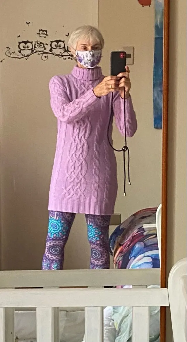 Sweaters For Women Pullover 2024 Warm Turtleneck Thickened Twist Print High Collar Thick Thread Twist Sweater Clothes MMY120352 - Image 4