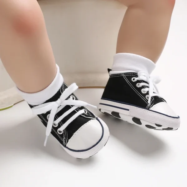 Infant Toddler Anti-slip Baby Shoes Baby Canvas Classic Sneakers Newborn Star Sports Shoes Baby Boys Girls First Walkers Shoes - Image 2