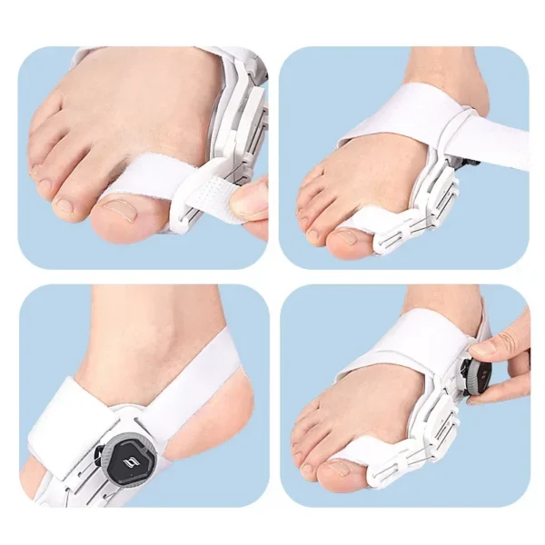 1PC Bunion Corrector Unisex Foot Hallux Valgus Braces Rotatable Toe Separator Straightener Adjustable Finger Toe Corrector - Image 6