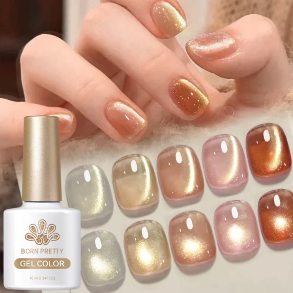 BORN PRETTY HEMA TPO FREE 117 Colors Cat Magnetic Gel Nail Polish 10ml Full Coverage Varnis Semi Permanent Super Gorgeous Nails - Image 4