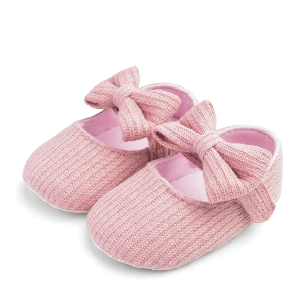 Baby Girl Soft Sole Shoes Infant Toddler Knitted Cute Shoes Little Girl First Walkers One Year Old Baby Girl Shoes - Image 2