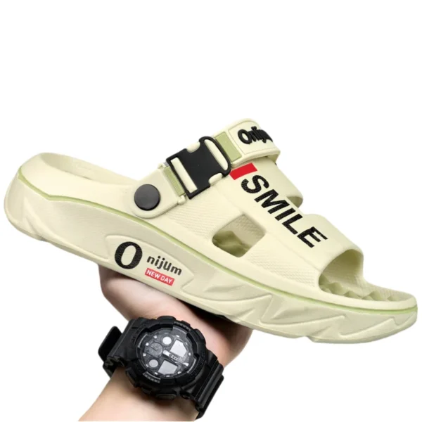 2025 New Men's Massage Slippers Indoor Outdoor Sandals Beach Comfortable Soft Slides Clogs Casual Shoes Men Women Home Slippers - Image 6