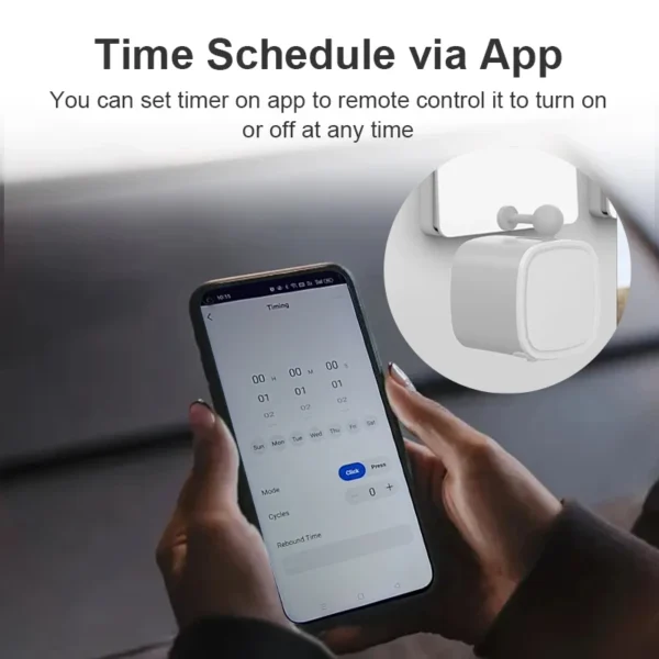 Tuya Bluetooth Smart Finger Robot Switch Button Pusher Bot Remoter APP Control Home Appliance Google Home Alexa Voice Assistant - Image 4