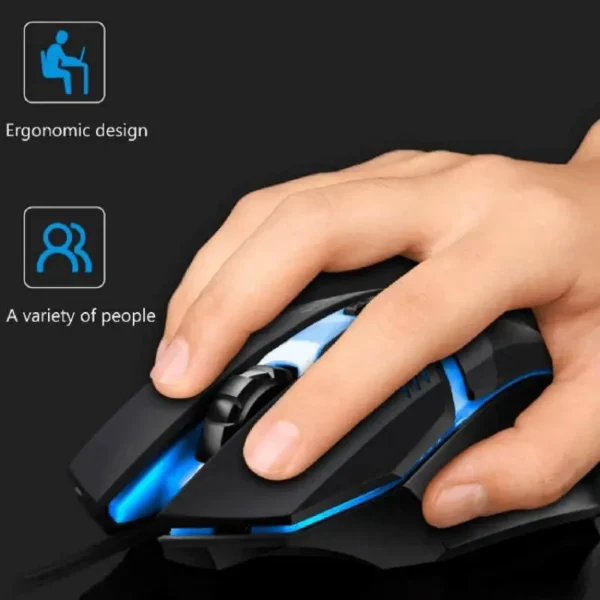 2025 Latest High Quality Ergonomic Design Gaming Mouse Desktop Computer Laptop USB Backlit Mouse Manufacturers Hot Sale - Image 4