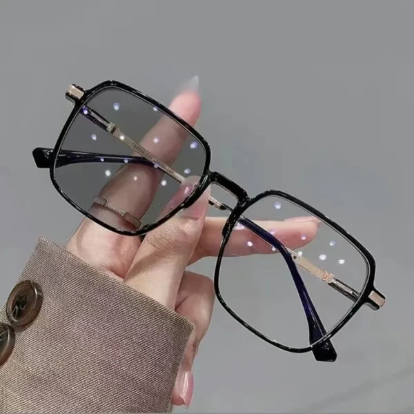 Photochromic Anti Radiation Glasses Metal Eyeglass For Woman Men - Image 2