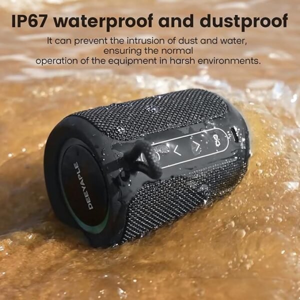IP67 Waterproof & Dustproof Portable Bluetooth Speaker Wireless, - Image 4