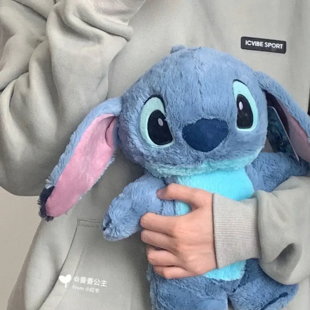 Aoger Disney Anime Hobby Stitch Winter Extra Large Plush Hot Water Bottle Women's Home Water Filling Hand Warmer Girlfriend Gift - Image 5