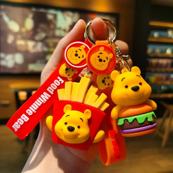 New Anime Disney Keychain Cartoon Mickey Mouse Minnie Lilo & Stitch Cute Doll Keyring Ornament Key Chain Pendant Kids Toys Gifts - Image 5