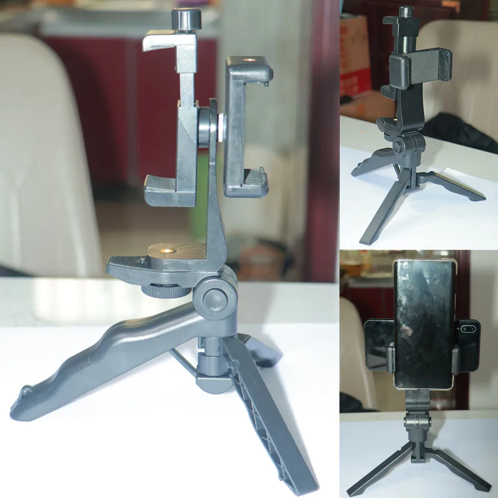 Universal Smartphone Video Vlogging Kit - Phone Teleprompter Prompter Clip for Phone Live Broadcast Video Subtitle Read Tripod - Image 5