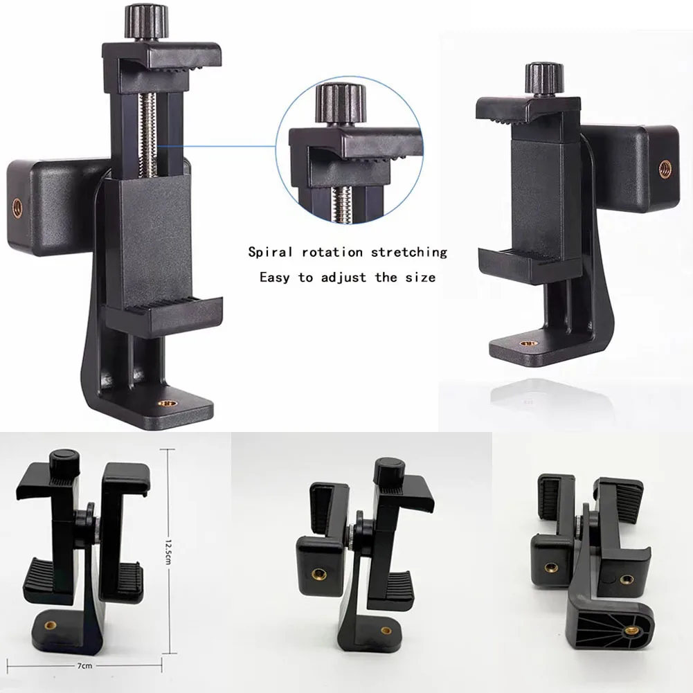 Universal Smartphone Video Vlogging Kit - Phone Teleprompter Prompter Clip for Phone Live Broadcast Video Subtitle Read Tripod - Image 3