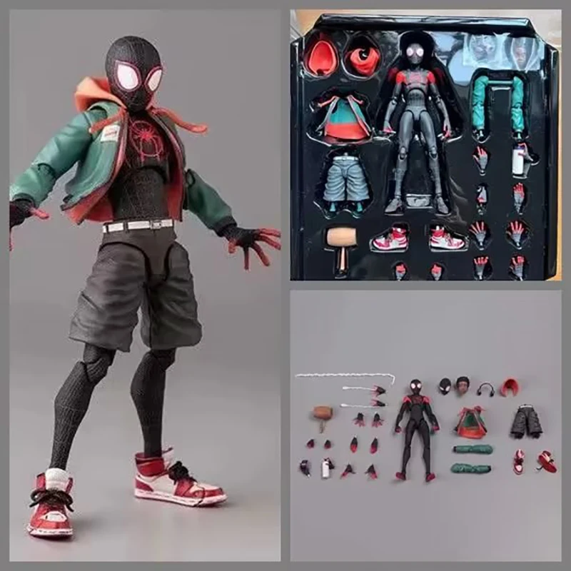 Marvel SHF Spider-Man Parallel Universe 2 Across the Universe Miles Movable Boxed Figure Model