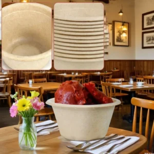 Biodegradable Disposable Pulp Dipping Sauce Seasoning Cups Sealed Small Cups for Food Packaging Bowl Boxes