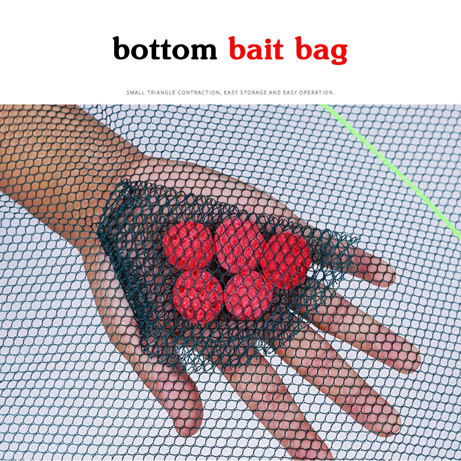 80/100cm Loose Mouth Folding Drop Fishing Net Shrimp Catcher Tank Casting Network Fish Eels Trap Cage Prawn Bait Crab Netting - Image 6