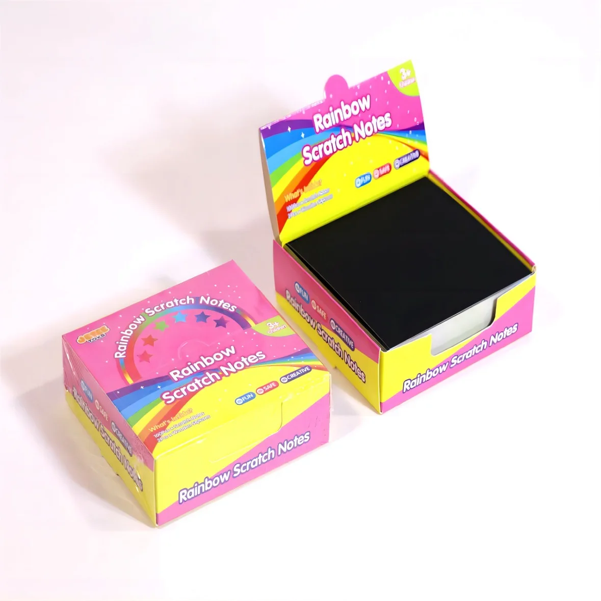 100PCS Rainbow Reveal Craft Kit with Wooden Stylus, Parent-Child Activity Gift for Kids Ages 5-12 (Non-Toxic Coating) - Image 5