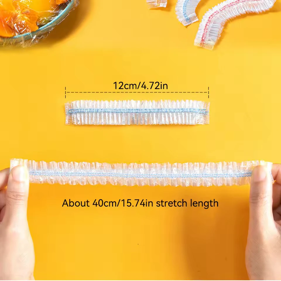 Disposable Plastic Food Cover Bag Reusable Transparent Food Protection Freezing Packaging Cling Film Kitchen Storage Organizer - Image 4