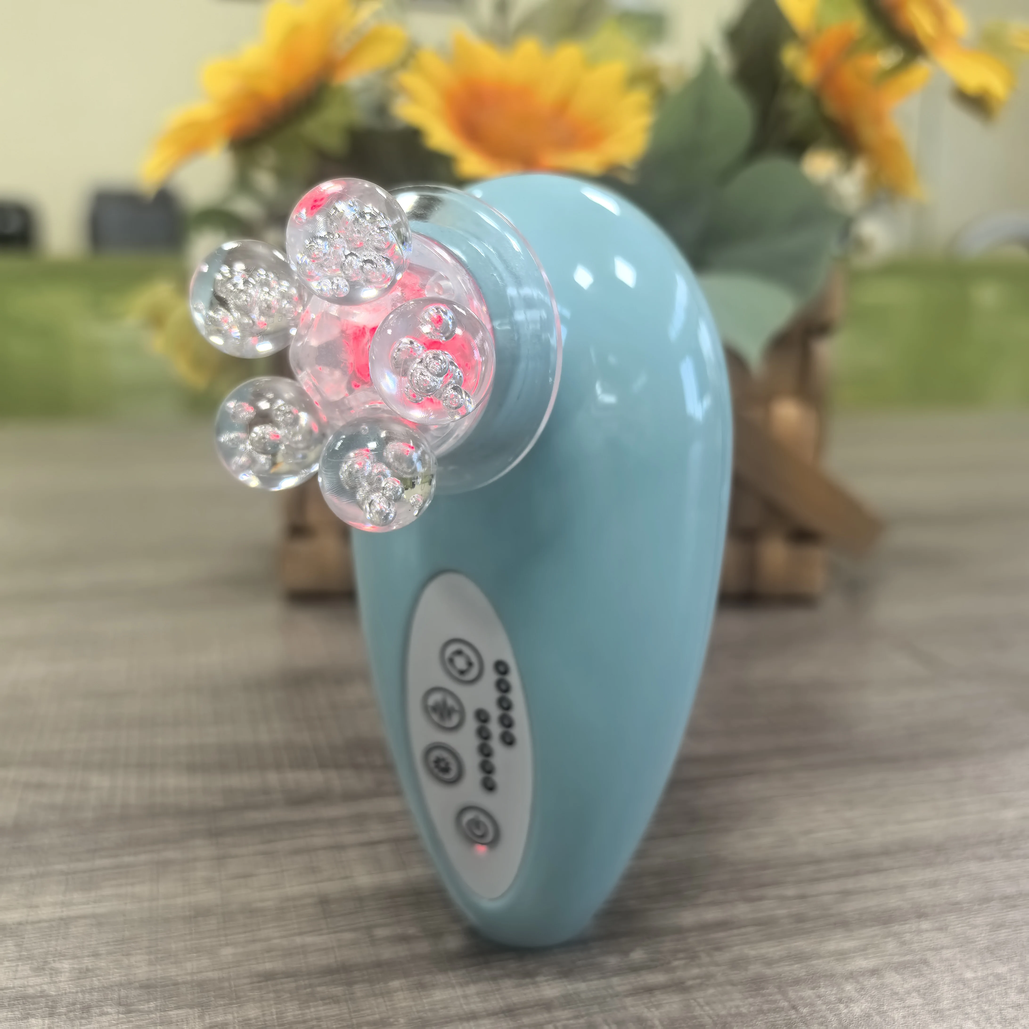 2025 New Arrival Skin Care Device 4 IN 1 Soft Silicone Facial Cleaning Brush Washing Massager Electric Face Cleaning Brush - Image 2