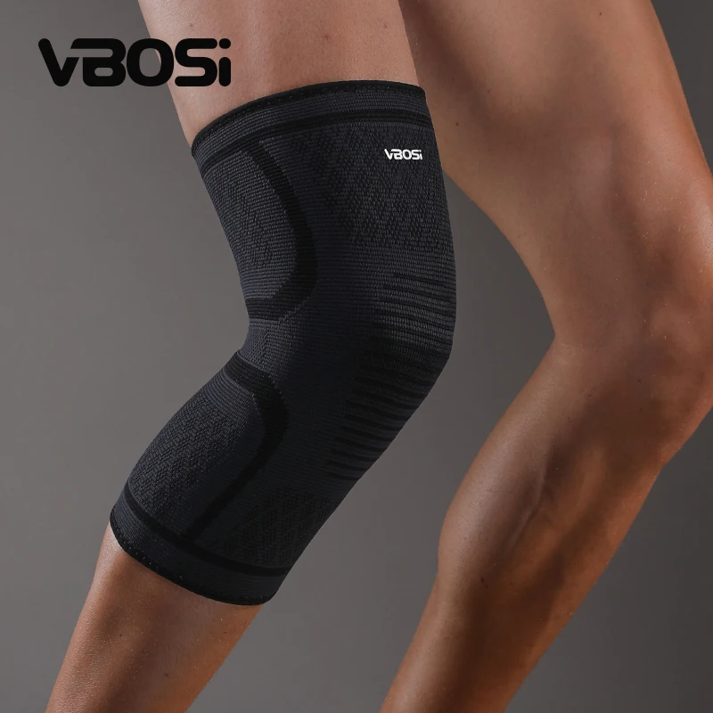 1 Pc Elastic Breathable Compression Knee Support Sleeve for Basketball Running Cycling - Image 4