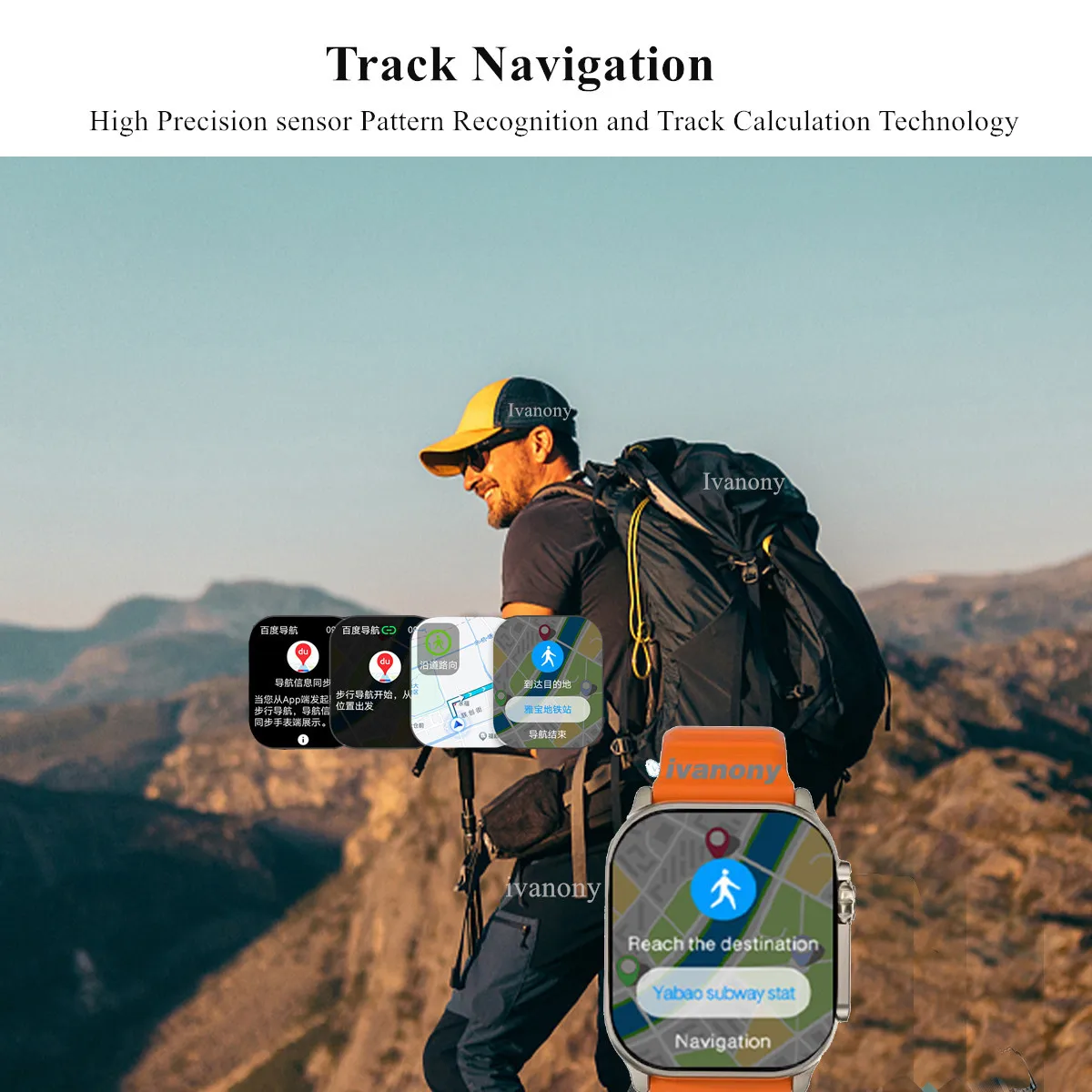 HK11 Ultra 3 Smart Watch Amoled Screen 49MM Compass AI Translate Answer Call TWS Connect Voice Wake up Smartwatch Men Women - Image 5