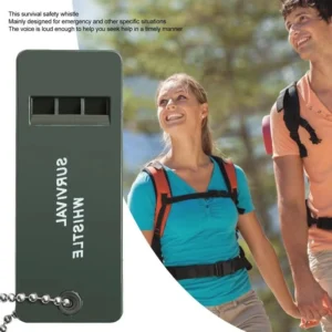 High Decibel 3-Frequency Whistle Outdoor Emergency Survival Whistle for Camping, Hiking, Hunting, Survival Whistle Gear