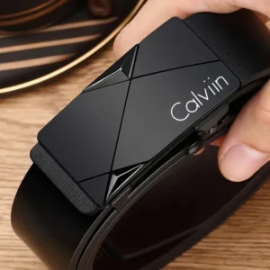 Stylish Men's PU Leather Belt - Fashion Belts for Daily Life, Leisure, Party, Festival, Work, and Business Automatic Buckle