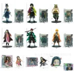 Anime Demon Slayer Kimetsu no Yaiba figure Kamado Tanjirou Action Figure Agatsuma Zenitsu Nezuko Warrior PVC Model Toys